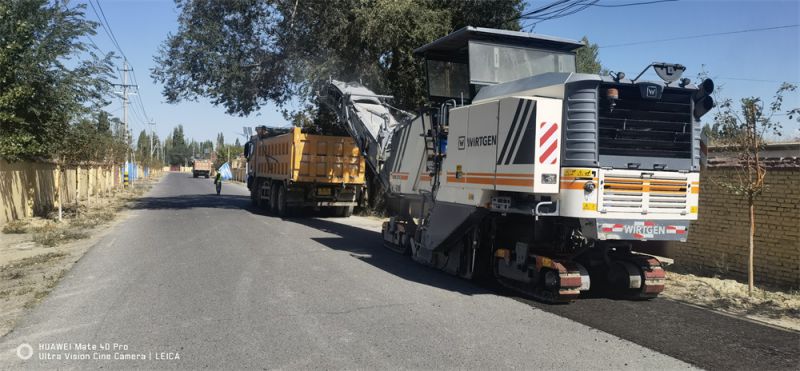 路面銑刨拉毛工程